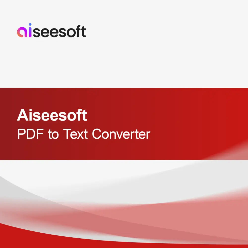 Aiseesoft PDF to Text Converter